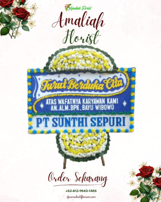Papan Bunga Duka di Dakung